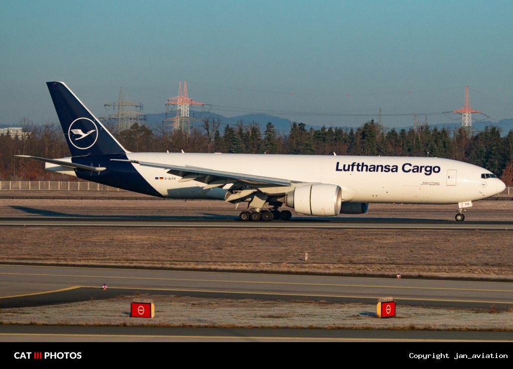 D-ALFH - Lufthansa Cargo Boeing 777-200 | Photo by jan_aviation